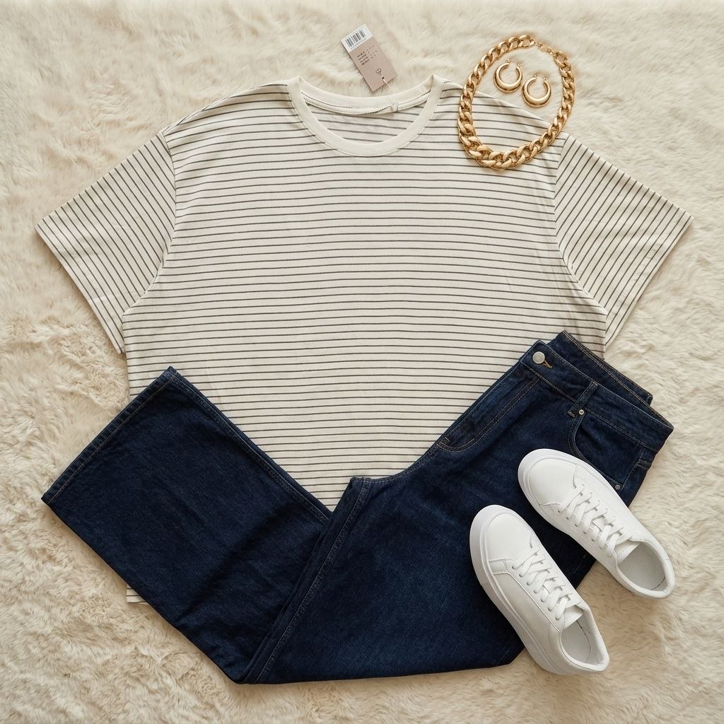 photo_2026-06-21_13-28-29 تیشرت راه راه اسمارا سایز ۴۸/۵۰ - Image 1
