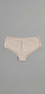 شورت هیپستر ساتن گیپور سایز L رنگ کرم - Image 2