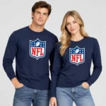 تیشرت آستین بلند یونیسکس NFL رنگ سرمهای سایز M - Image 2