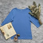 بلوز آستین سهربع little tee - Image 2