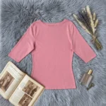 بلوز آستین سهربع little tee - Image 5