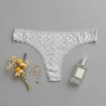 شورت لامبادا نخی طوسی طرح بابونه